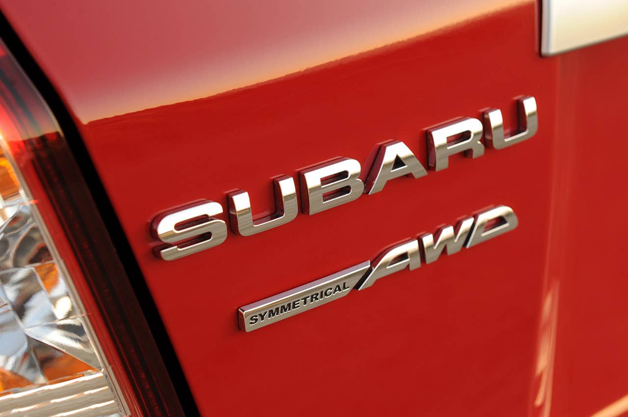 2011 Subaru Impreza WRX STI badge