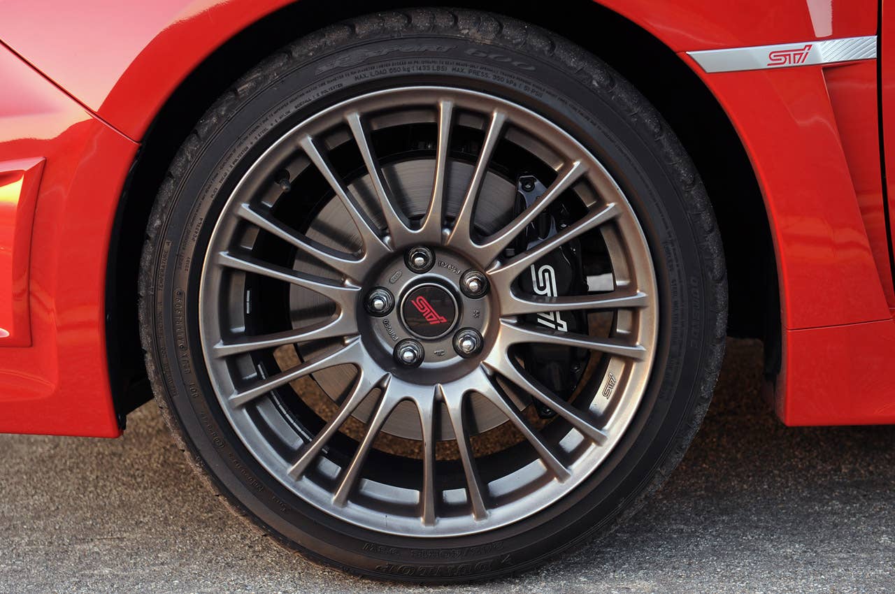 2011 Subaru Impreza WRX STI wheel