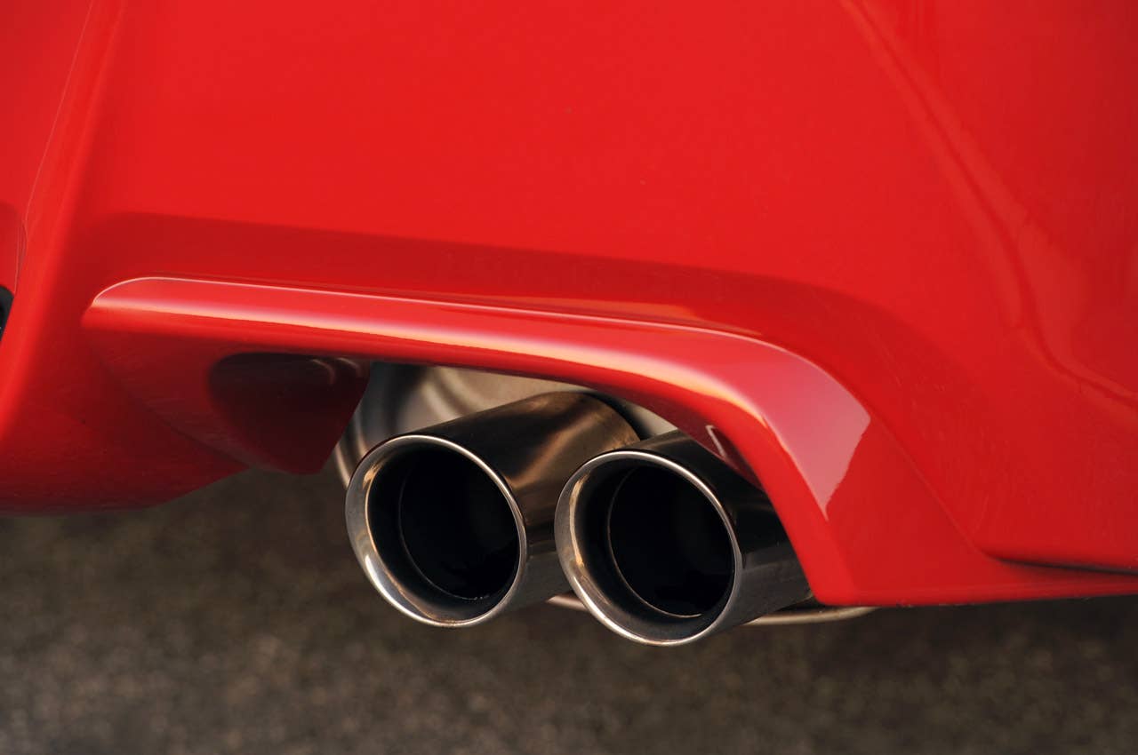 2011 Subaru Impreza WRX STI exhaust system