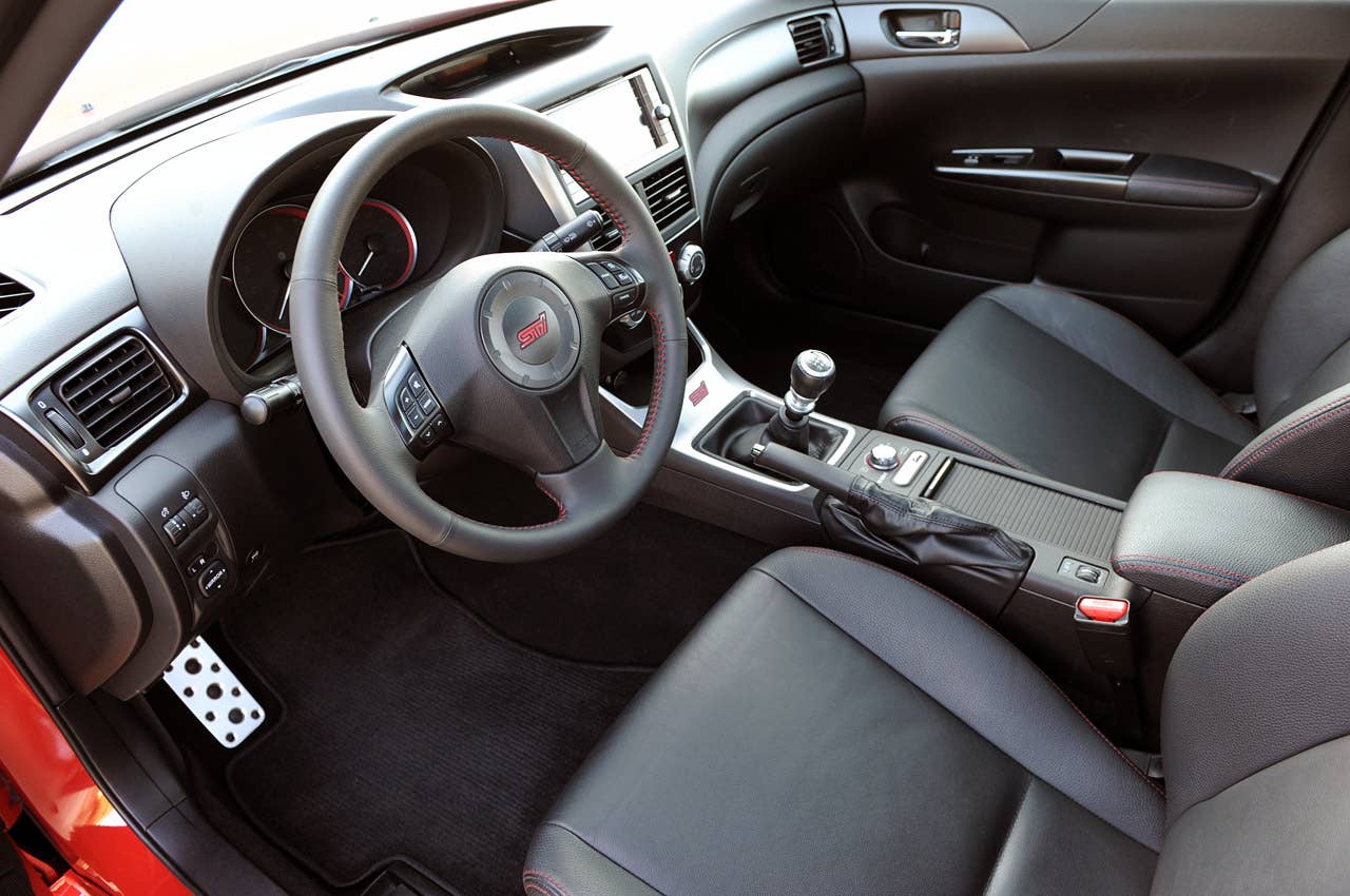 2011 Subaru Impreza WRX STI interior