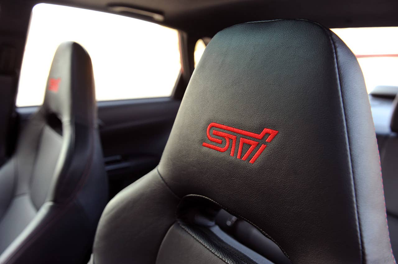 2011 Subaru Impreza WRX STI front seats
