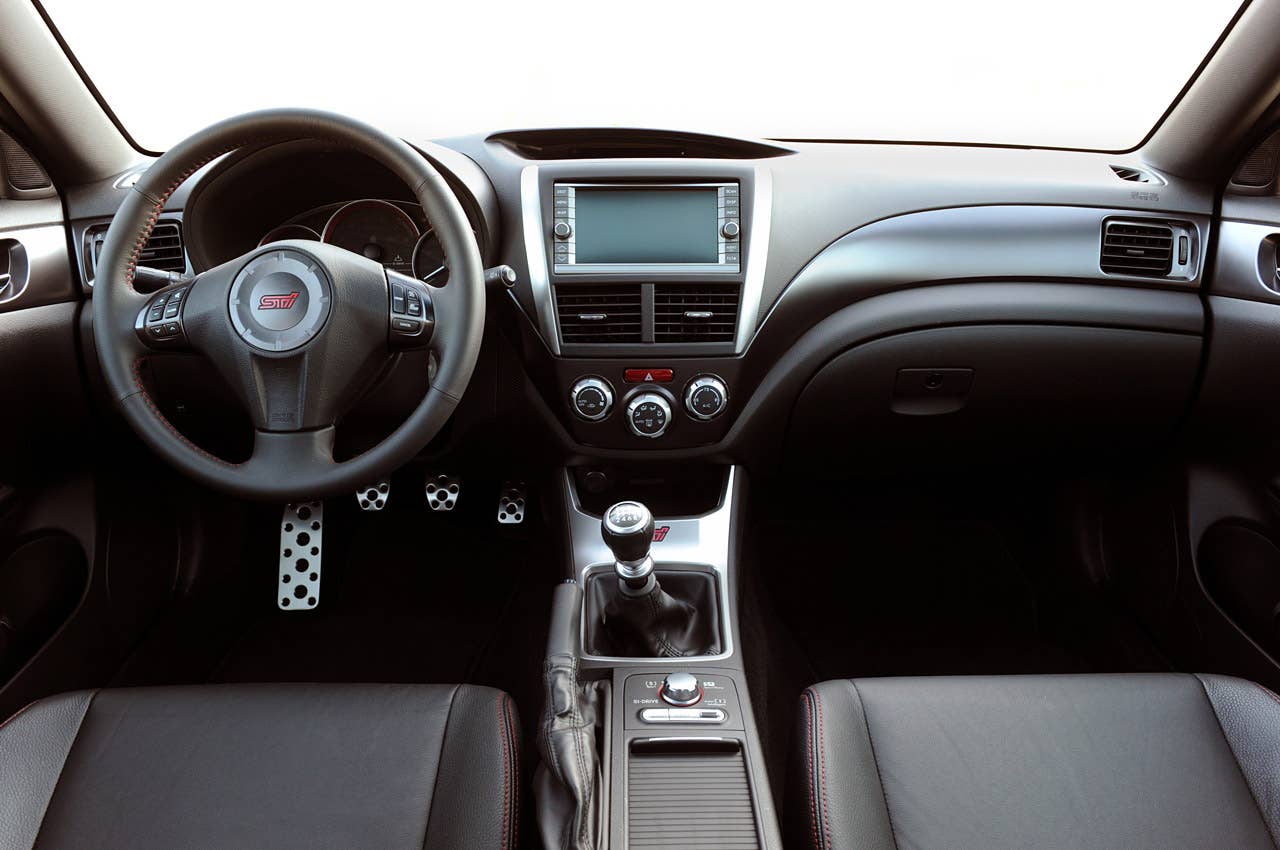 2011 Subaru Impreza WRX STI interior
