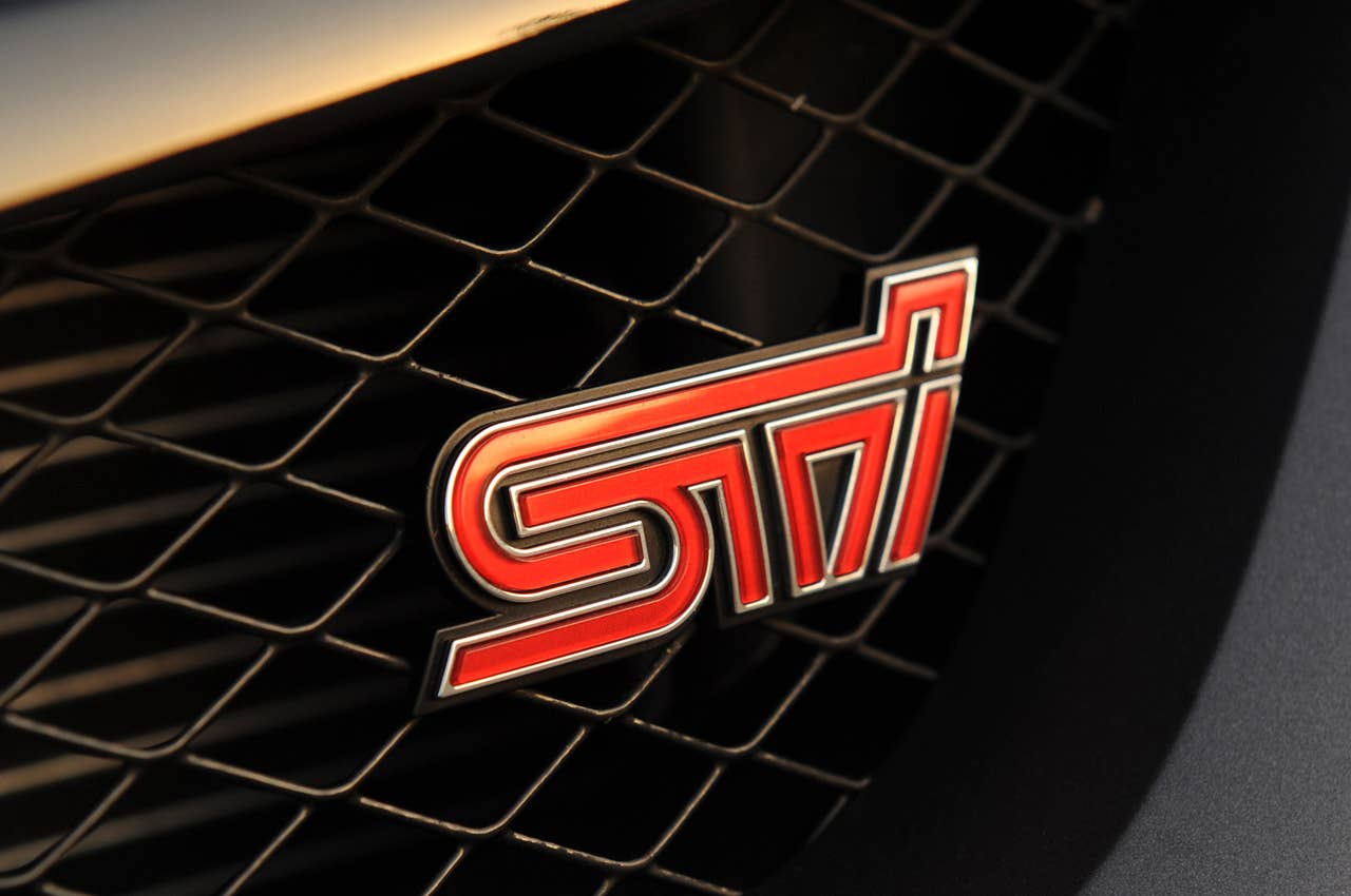 2011 Subaru Impreza WRX STI badge
