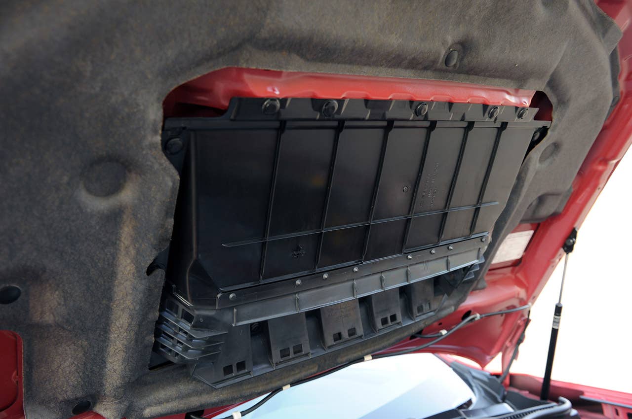 2011 Subaru Impreza WRX STI hood scoop