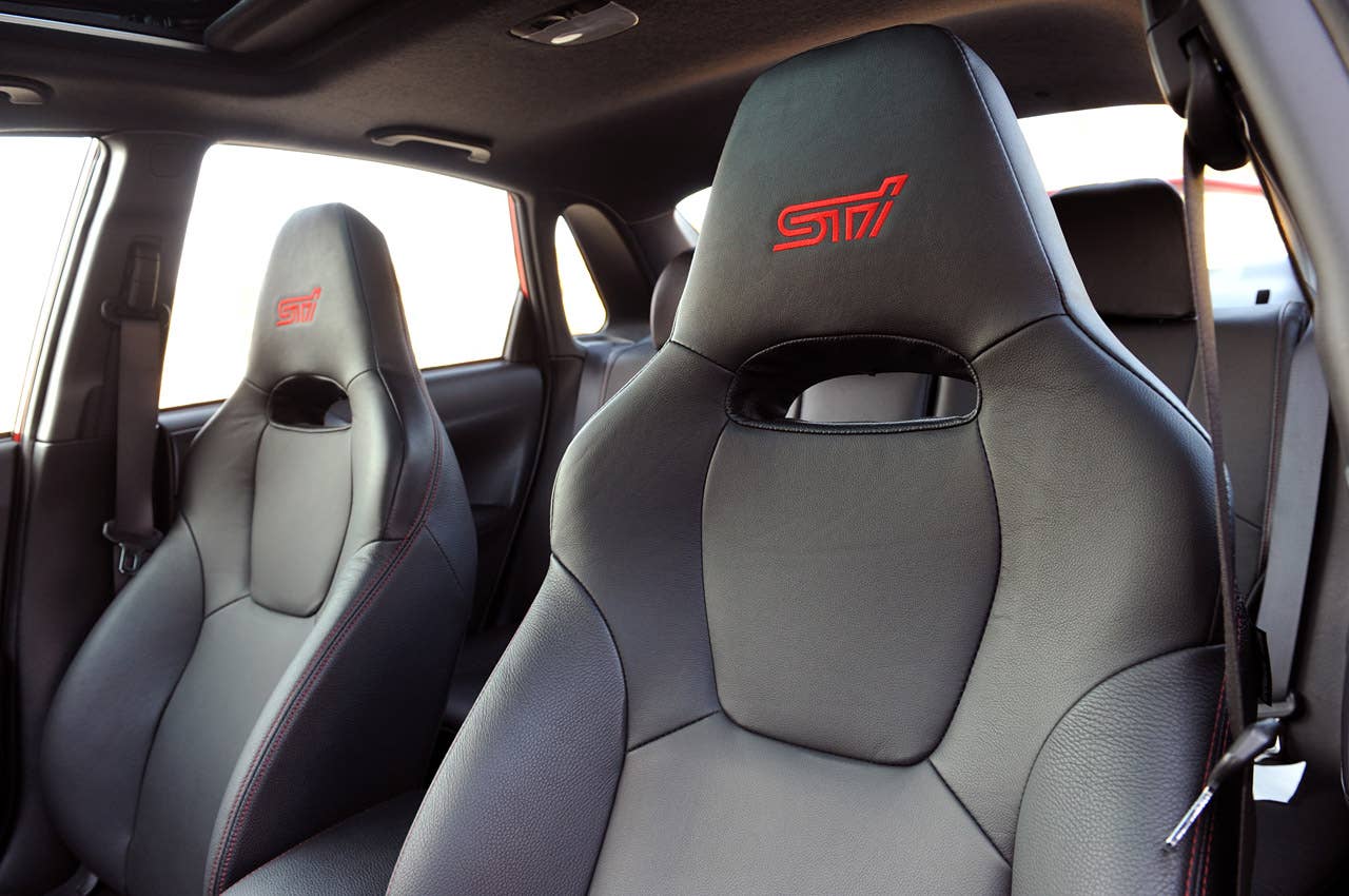 2011 Subaru Impreza WRX STI front seats