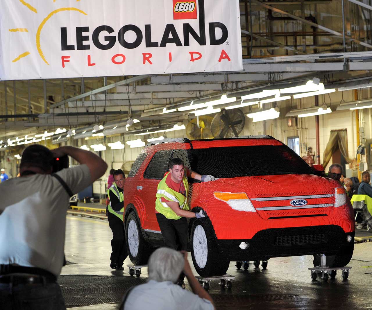 Lego Ford Explorer at Legoland unveil