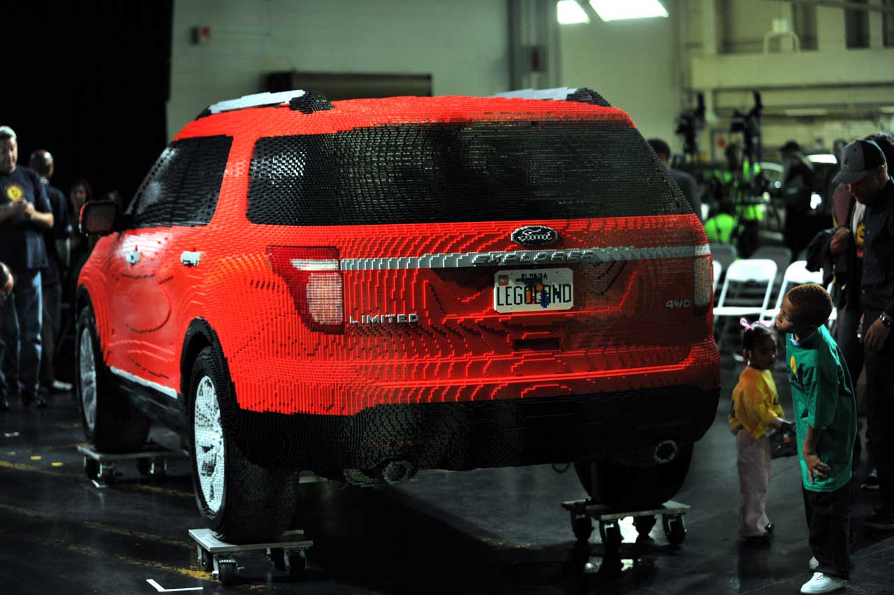 Lego Ford Explorer at Legoland rear