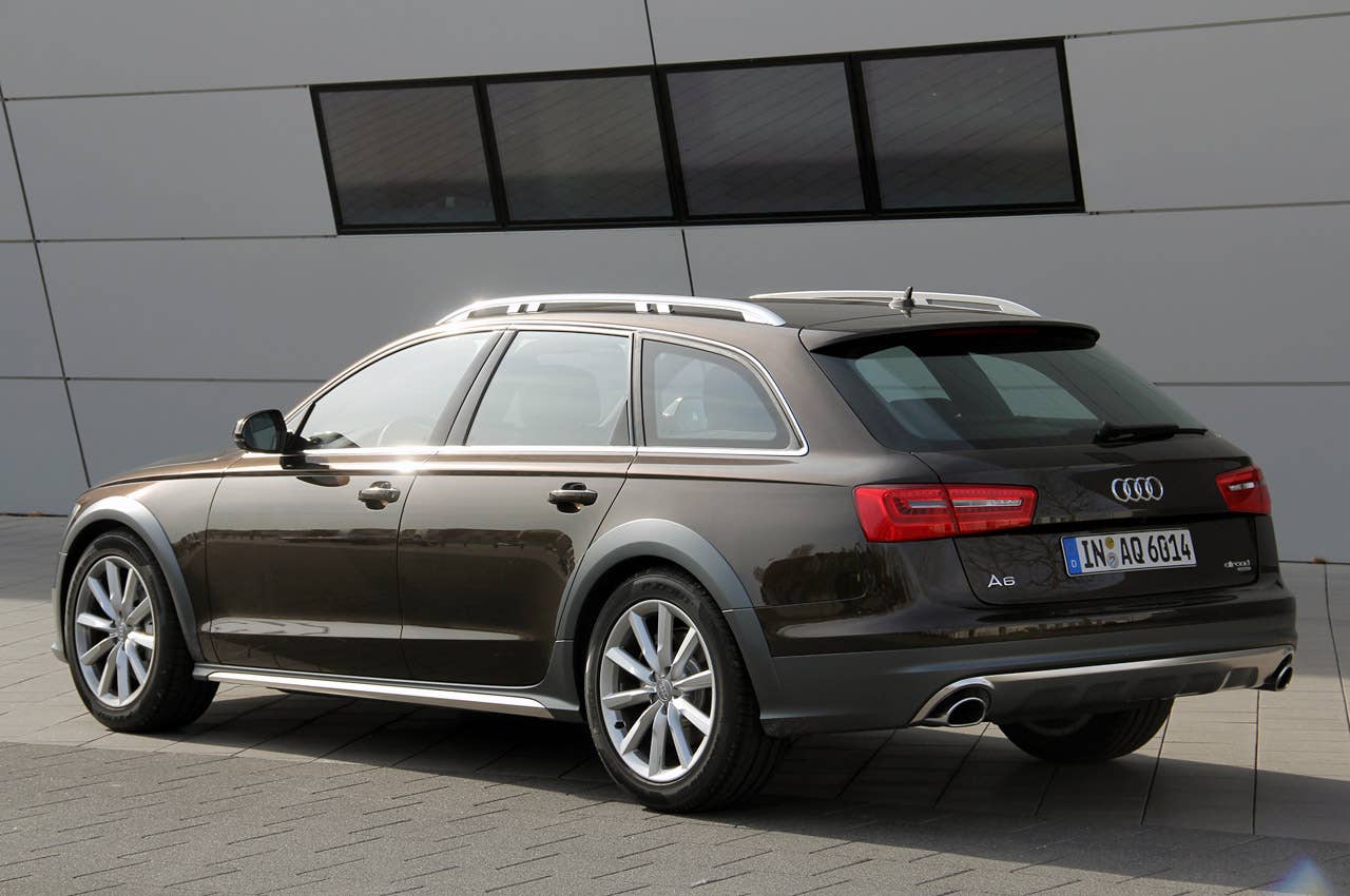 2012 Audi A6 Allroad Quattro rear 3/4 view
