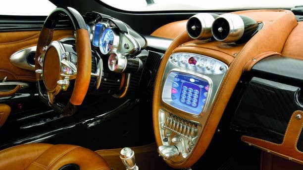 If you're dropping the kind of coin on a bonafide hypercar, you expect the interior to be nothing short of remarkable. And with the Pagani Huayra, that's exactly what you get. Beautiful leather accompanies artfully crafted aluminum and Tiffanys-level switchgear. Unfortunately, you also get a navigation and entertainment system that looks like it was rendered by a 12-year-old in the 1990s using an outdated version of Corel Draw. It's truly awful. And judging by our time flipping through the screens, Pagani has a lot of work to do on making the interface both responsive and intuitive. The Huayra as a whole is a work of art, but that infotainment system belongs in a museum.