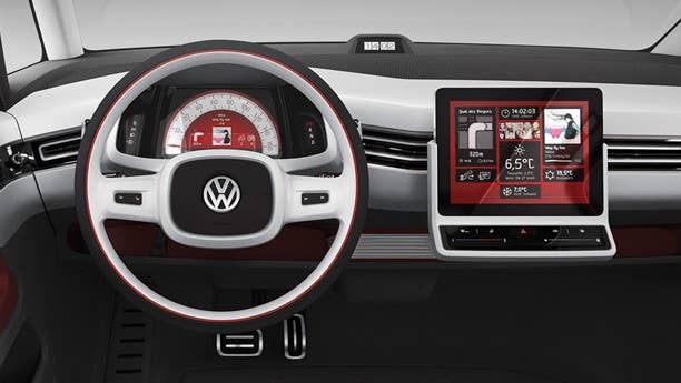 People love their iDevices. So rather than figure out how to integrate an iPhone or iPod into its Bulli concept, Volkswagen opted to install an iPad directly into the dash, complete with a custom app that controls everything from music to climate control. It's a slick idea, but you'd better snag your iPad while it's parked before some unsavory character does it for you.