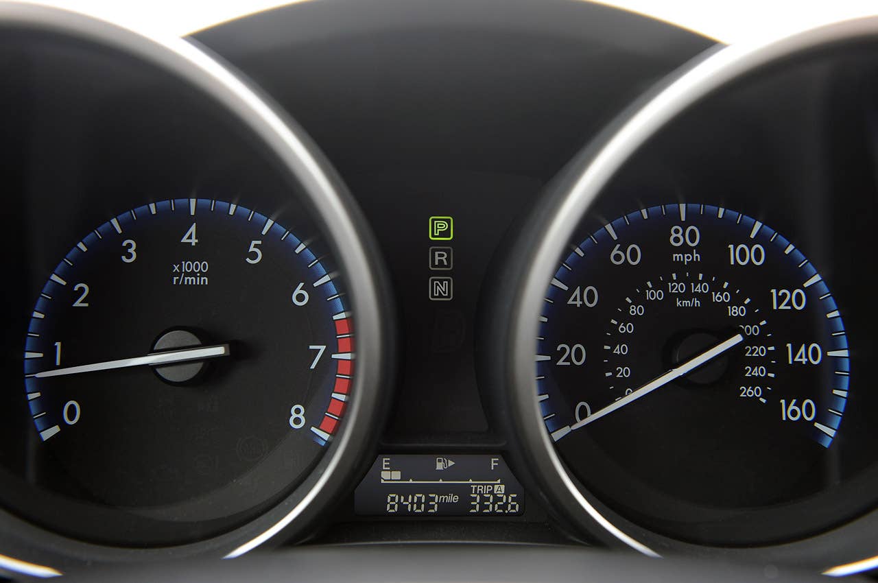2012 Mazda3 Skyactiv gauges