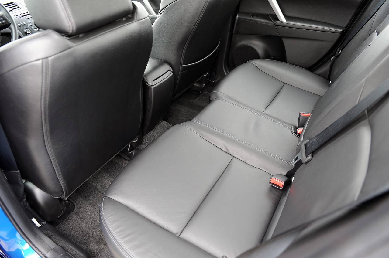 2012 Mazda3 Skyactiv rear seats