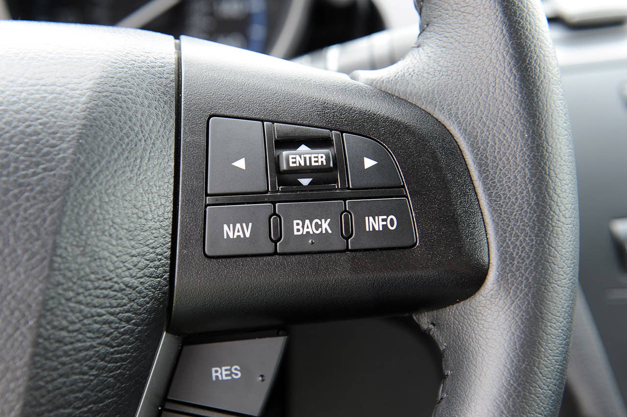 2012 Mazda3 Skyactiv steering wheel controls
