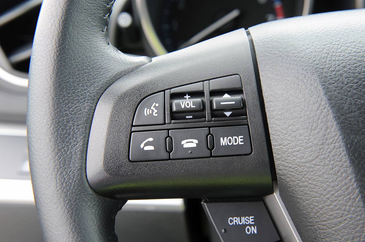 2012 Mazda3 Skyactiv steering wheel controls