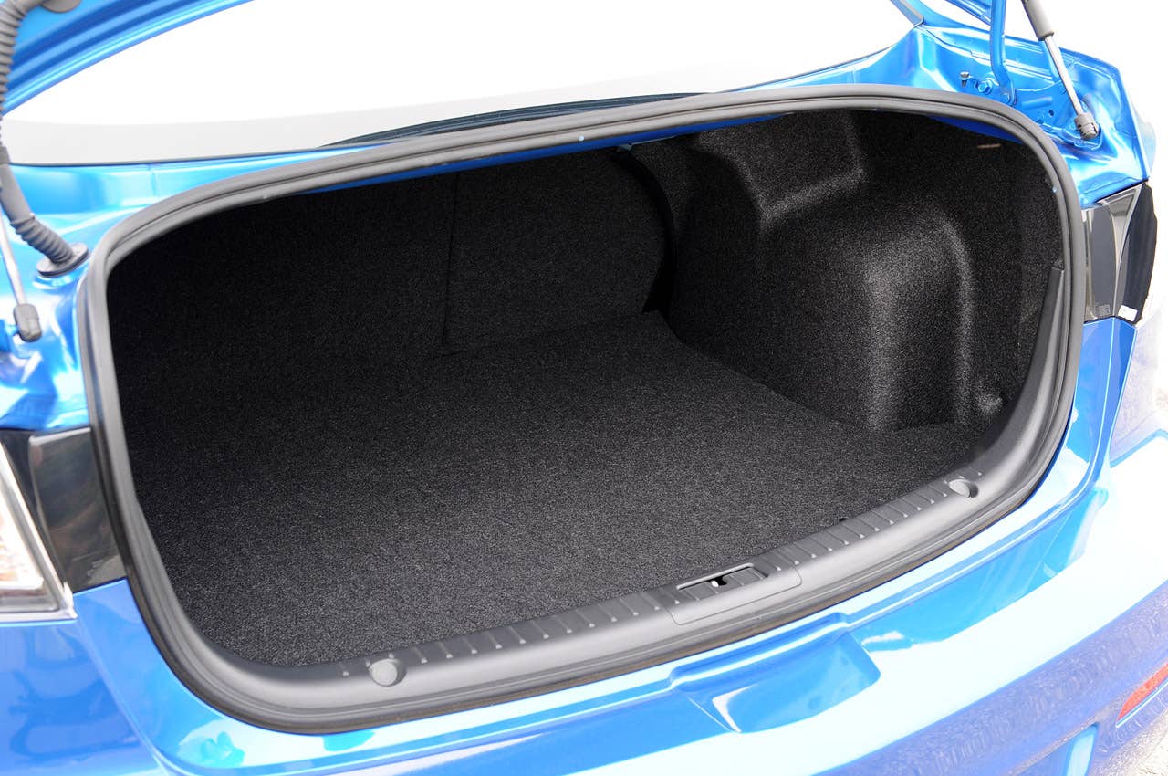 2012 Mazda3 Skyactiv trunk