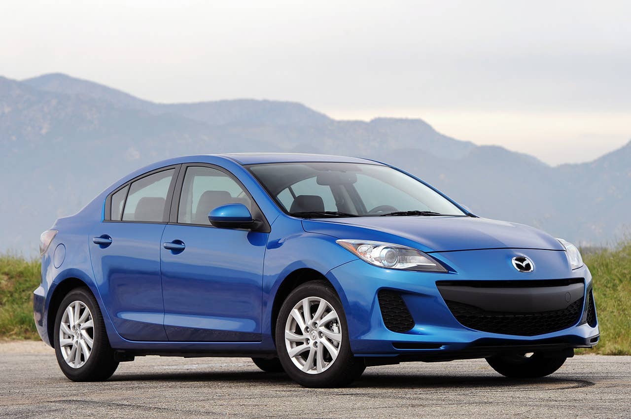 2012 Mazda3 Skyactiv front 3/4 view
