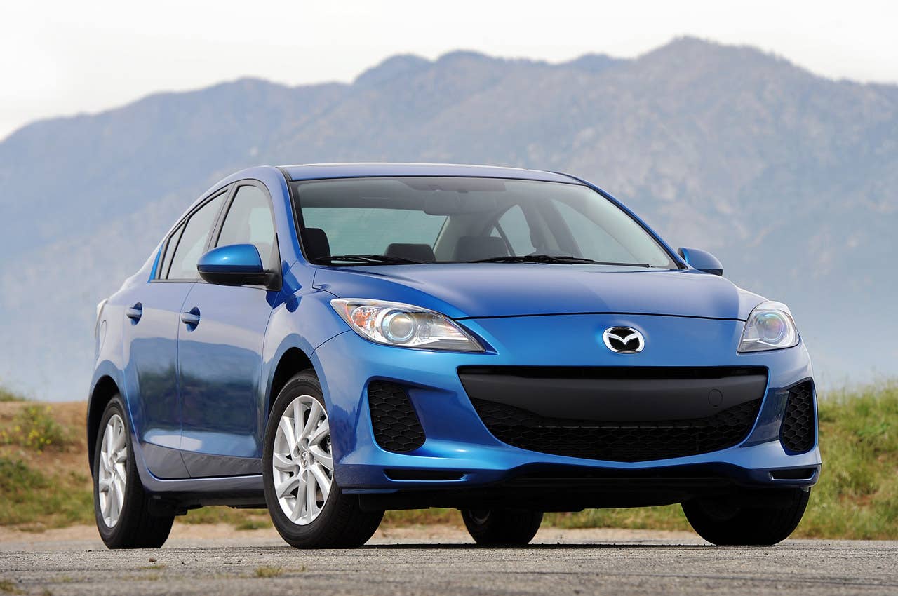 2012 Mazda3 Skyactiv front 3/4 view
