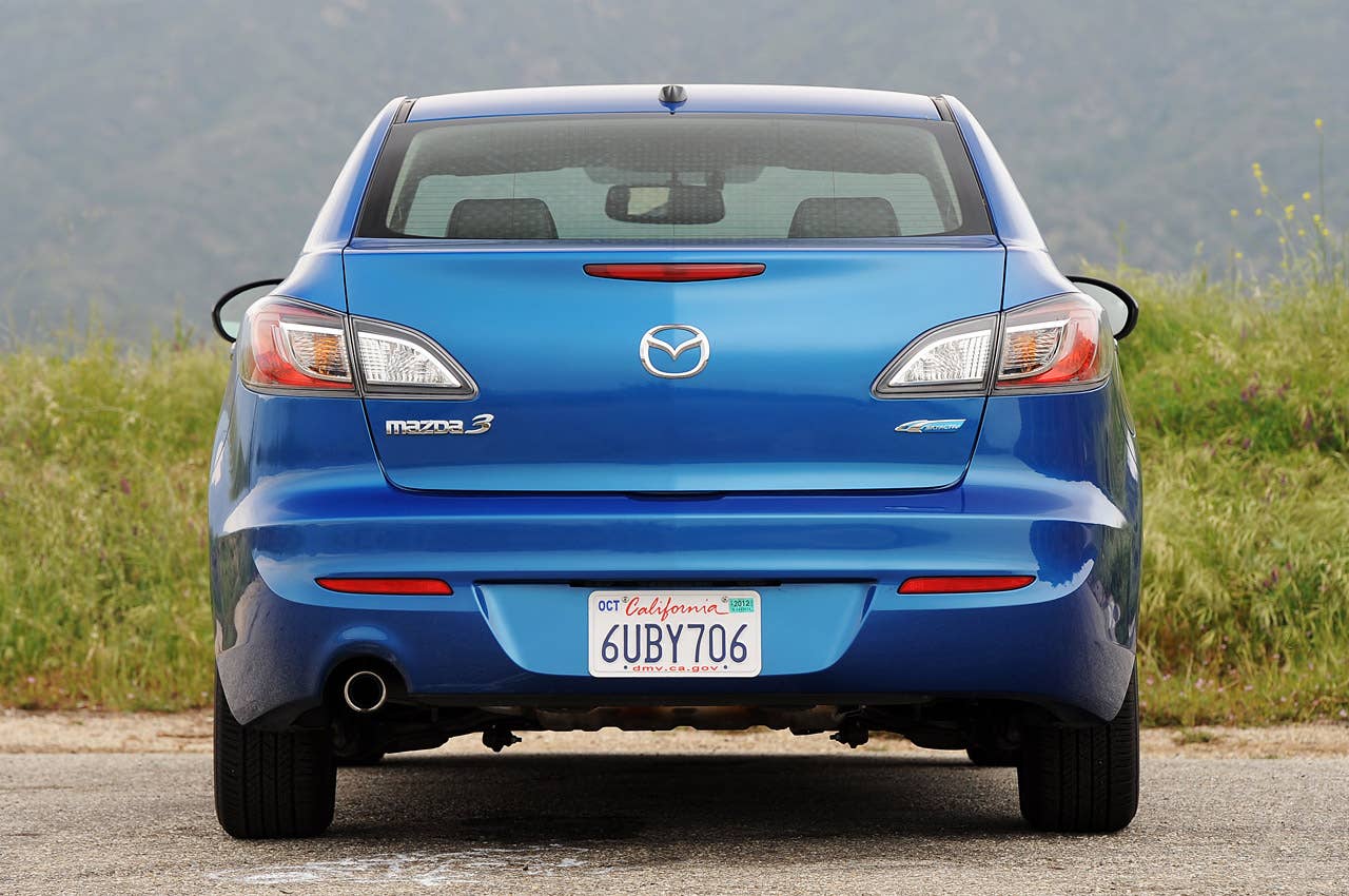 2012 Mazda3 Skyactiv rear view