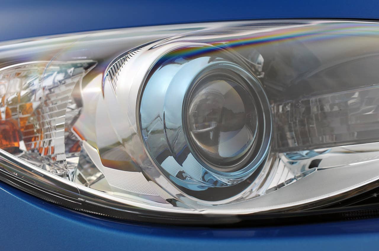 2012 Mazda3 Skyactiv headlight detail