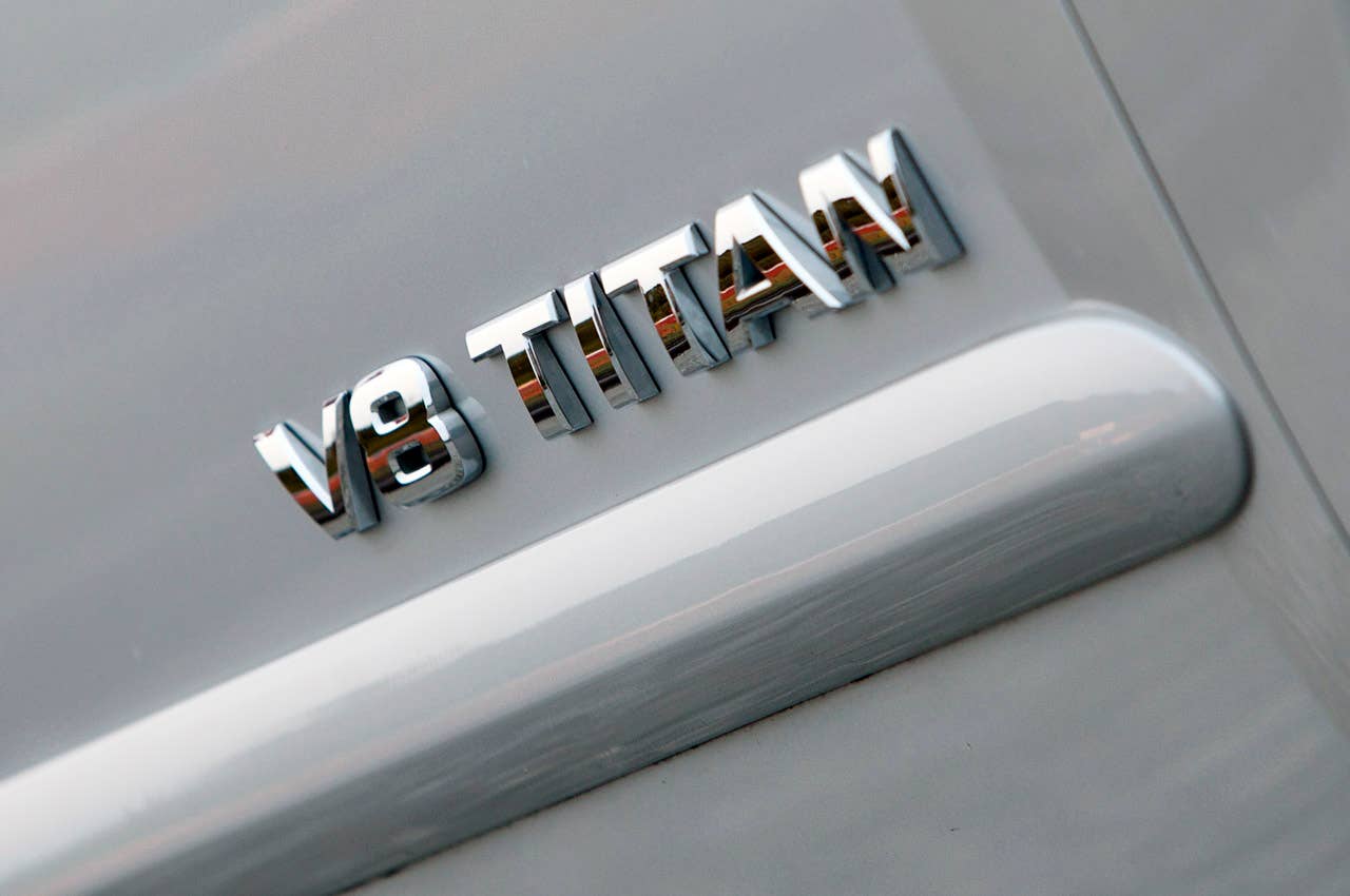 2012 Nissan Titan badge