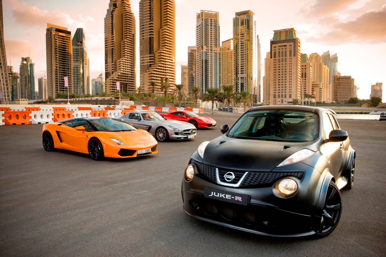 Nissan Juke-R and friends