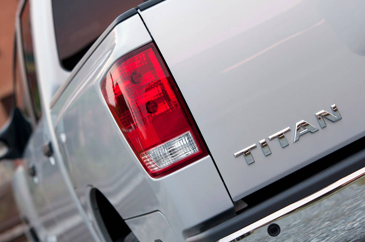 2012 Nissan Titan taillight