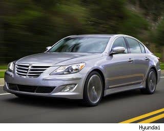 MSRP: $34,200 - $46,800 Invoice: $32,070 - $43,320 Fuel Economy: 19 mpg City, 29 mpg Highway  Dollar for dollar, the Genesis sedan offers the most luxury for the lowest price. The Genesis continues to impress, first with its luxurious appointments inside the cabin and then with it’s optional 429-horsepower 5-liter V8.  It may ride like a big sedan, but it’s a really nice big luxury sedan that adds to Hyundai’s reputation. The Genesis has put Mercedes and Lexus on notice.  Research the Hyundai Genesis Hyundai Genesis Photos & Information Hyundai Genesis Specs Hyundai Genesis Local Dealer Price Quote