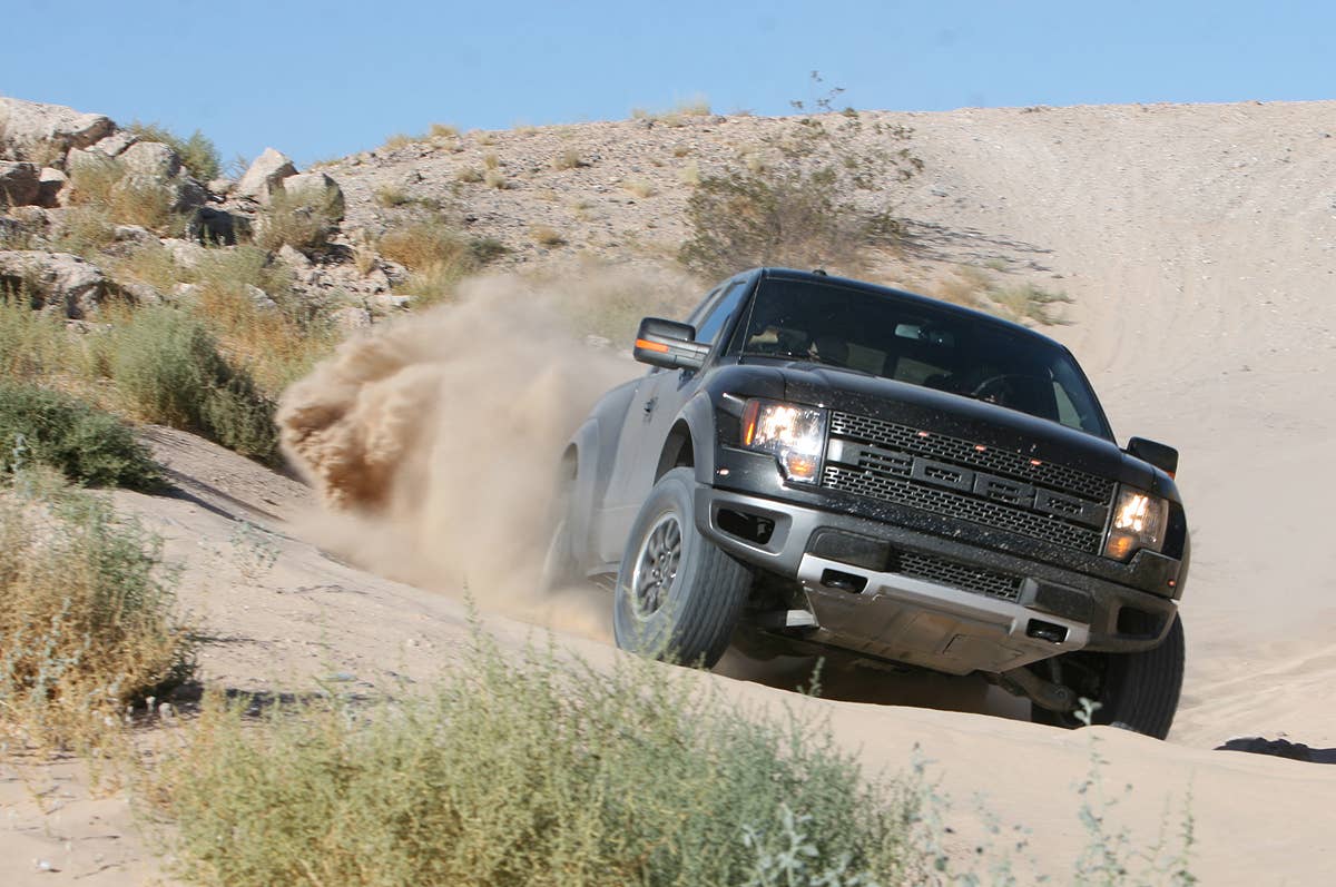 Vaughn Gittin Jr. in the Ford F150 SVT Raptor