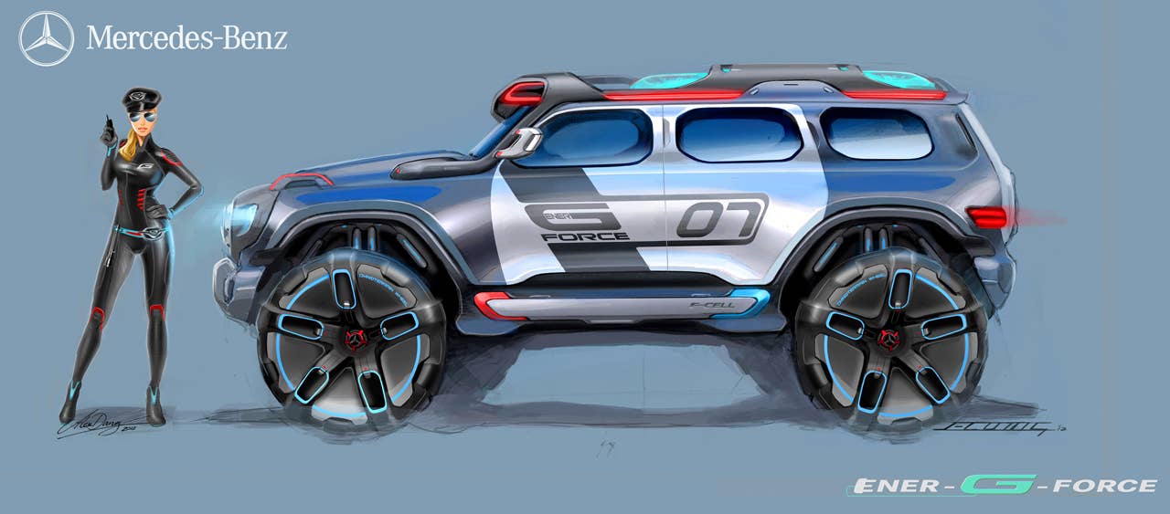 Mercedes-Benz Ener-G-Force Concept Vehicle.