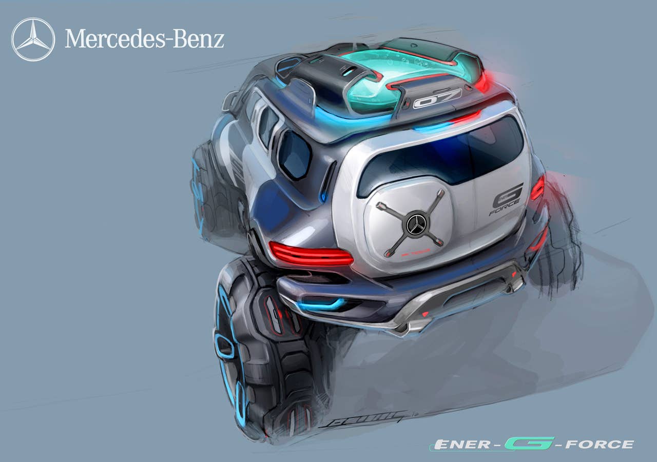 Mercedes-Benz Ener-G-Force Concept Vehicle.