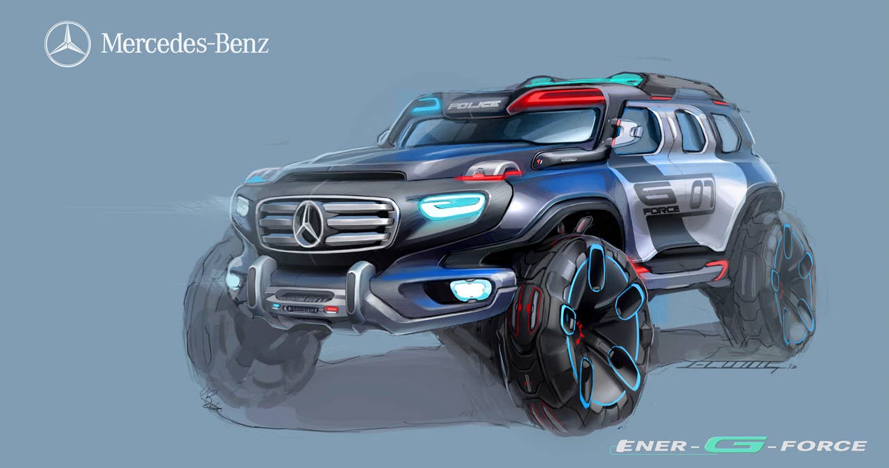 Mercedes-Benz Ener-G-Force Concept Vehicle.