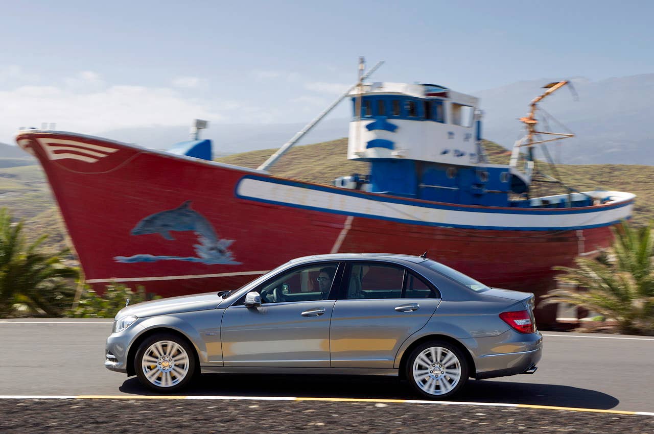 2012 Mercedes-Benz C350 Sedan driving