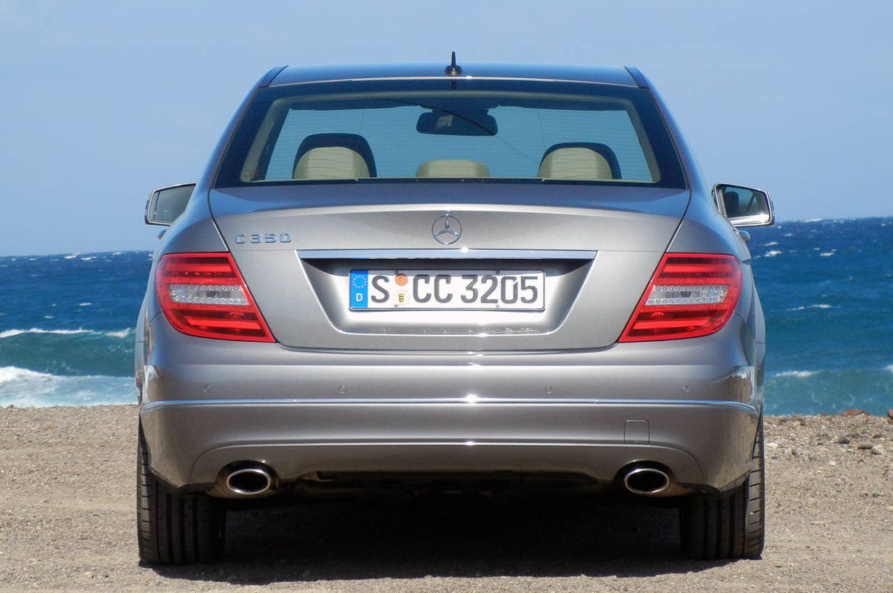 2012 Mercedes-Benz C350 Sedan rear view