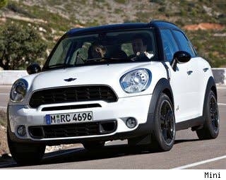 MSRP: $21,750 Invoice: $19,657  Fuel Economy: 27 mpg City, 35 mpg Highway  The Mini Countryman is the first Mini that isn't, well, mini. But that doesn't mean it has betrayed the automaker's reputation for making efficient, fun and affordable cars. The Countryman is quick and agile on the road, gets awesome fuel economy and costs right around $20K. Hard to argue with that.  The only problem with the Countryman is its storage capacity. The trunk is quite small and fitting more that a couple of golf bags back there is a challenge.  Research the Mini Countryman Mini Countryman Photos & Information Mini Countryman Specs Mini Countryman Local Dealer Price Quote