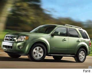 MSRP: $30,570 - $34,830 Invoice: $28,409 - $32,285  Fuel Economy: 34 mpg City, 31 mpg Highway  The Ford Escape Hybrid takes the number one spot on our list for its superb fuel economy and versatility. You simply can't do better than 34 mpg in the City -- even in most sedans. Couple that with its storage capacity, roomy interior and safety features and you've got a very smart crossover buy. WE also like the way it drives and handles, and workmanship is top-notch.  It's a little pricier than some of our other picks, but as gas prices continue to go up, you're likely going to end up saving money in the long run.  Research the Ford Escape Hybrid Ford Escape Hybrid Photos & Information Ford Escape Hybrid Specs Ford Escape Hybrid Local Dealer Price Quote