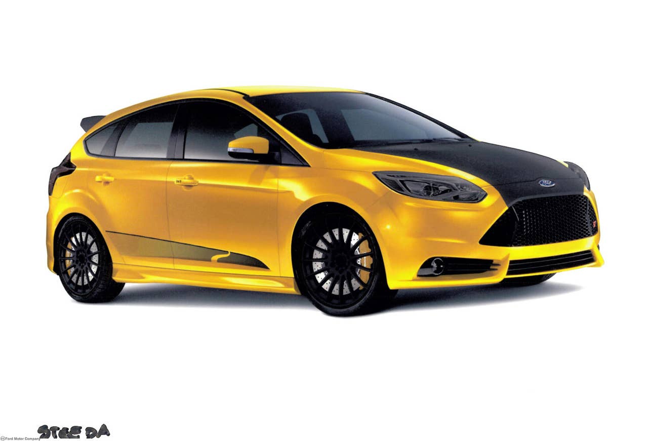 Why it's cool: Steeda takes aim at demanding performance junkies with their European-inspired Focus ST. On the street or track, the Steeda ST offers increased performance, improved handling, aggressive looks and performance feel to make an automotive enthusiast latch on and not let go. Steeda G-Trac suspension modifications, Brembo brakes and a 19-inch custom wheel and tire package takes power to the tarmac. This hot hatchback means business. (10/15/12)