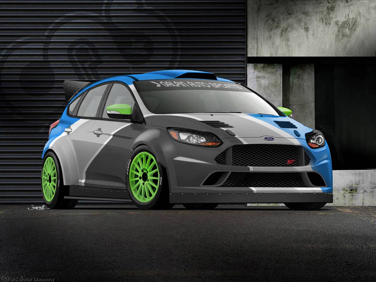 Why it's cool: Infusing a heavy dose of rally car DNA into a 2013 Focus ST, the Galpin team took power and vehicle dynamics to the next level with coil-over springs, big brakes, methanol injection and a rally-ready body kit. An eye-catching paint scheme and upgraded interior finishes the expressive design. The result is a fun to drive, great looking rally car equally at home slinging mud or cruising the boulevard. (10/15/12)