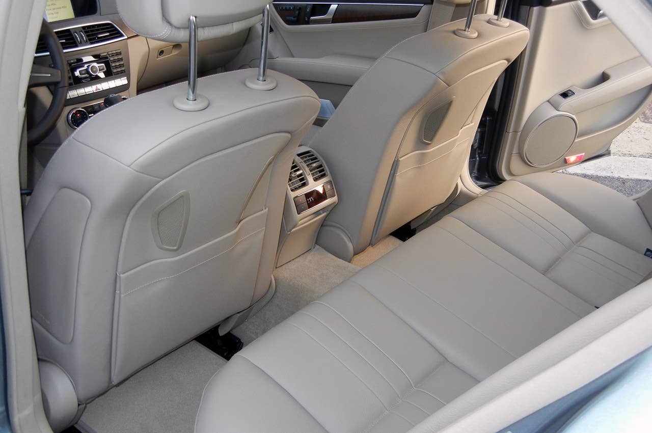 2012 Mercedes-Benz C350 Sedan rear seats