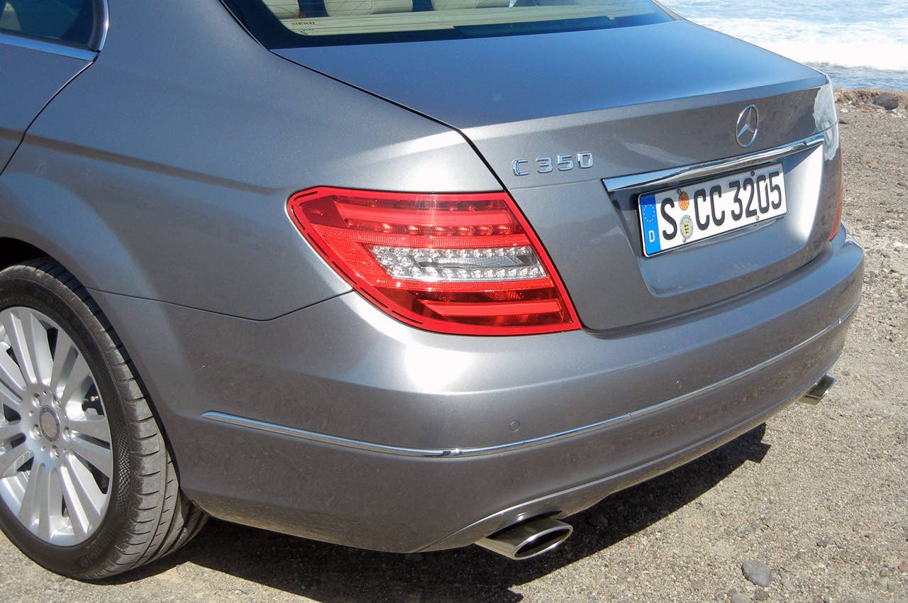 2012 Mercedes-Benz C350 Sedan rear detail