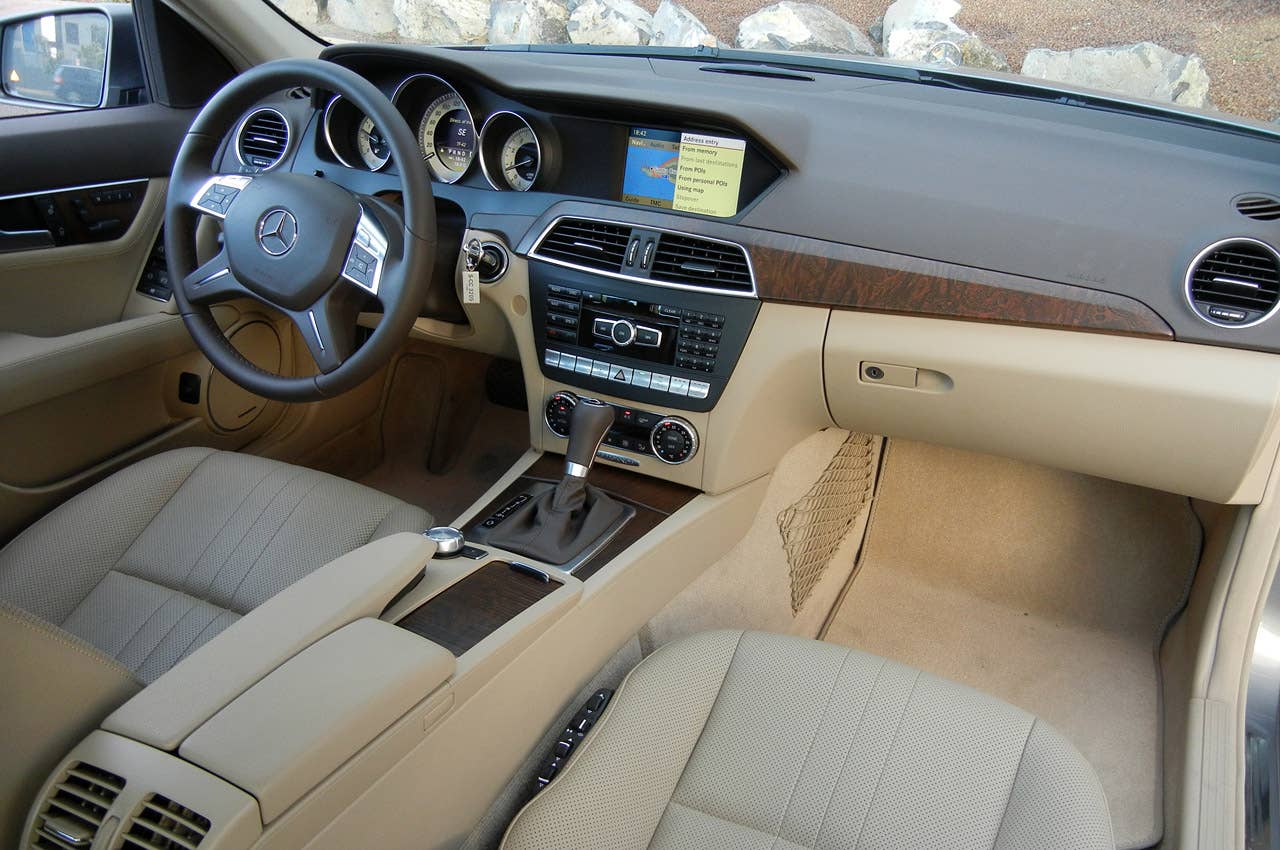 2012 Mercedes-Benz C350 Sedan interior