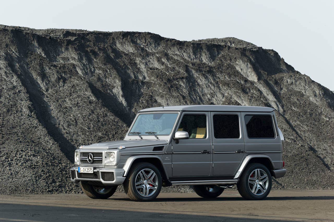 2013 Mercedes-Benz G63 AMG front 3/4