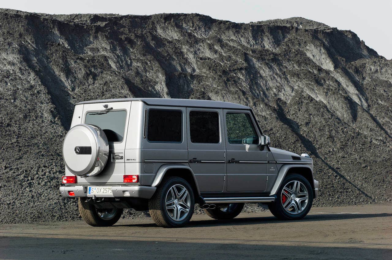 2013 Mercedes-Benz G63 AMG rear 3/4