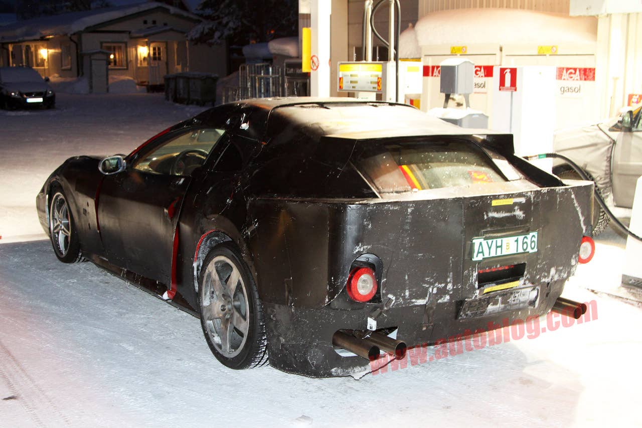 Ferrari 612 Successor spy shots