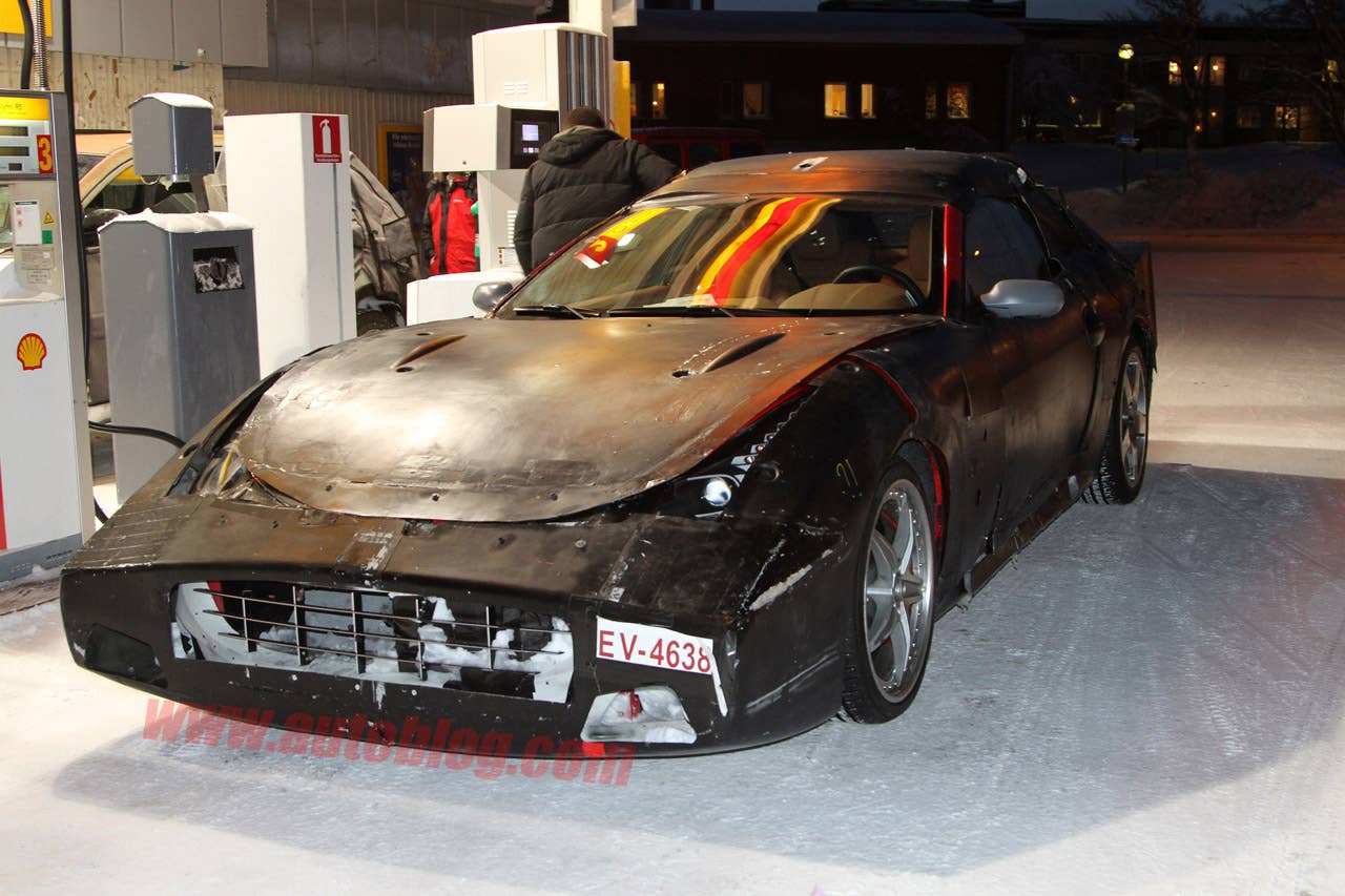 Ferrari 612 Successor spy shots