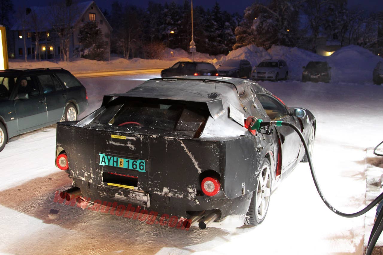 Ferrari 612 Successor spy shots