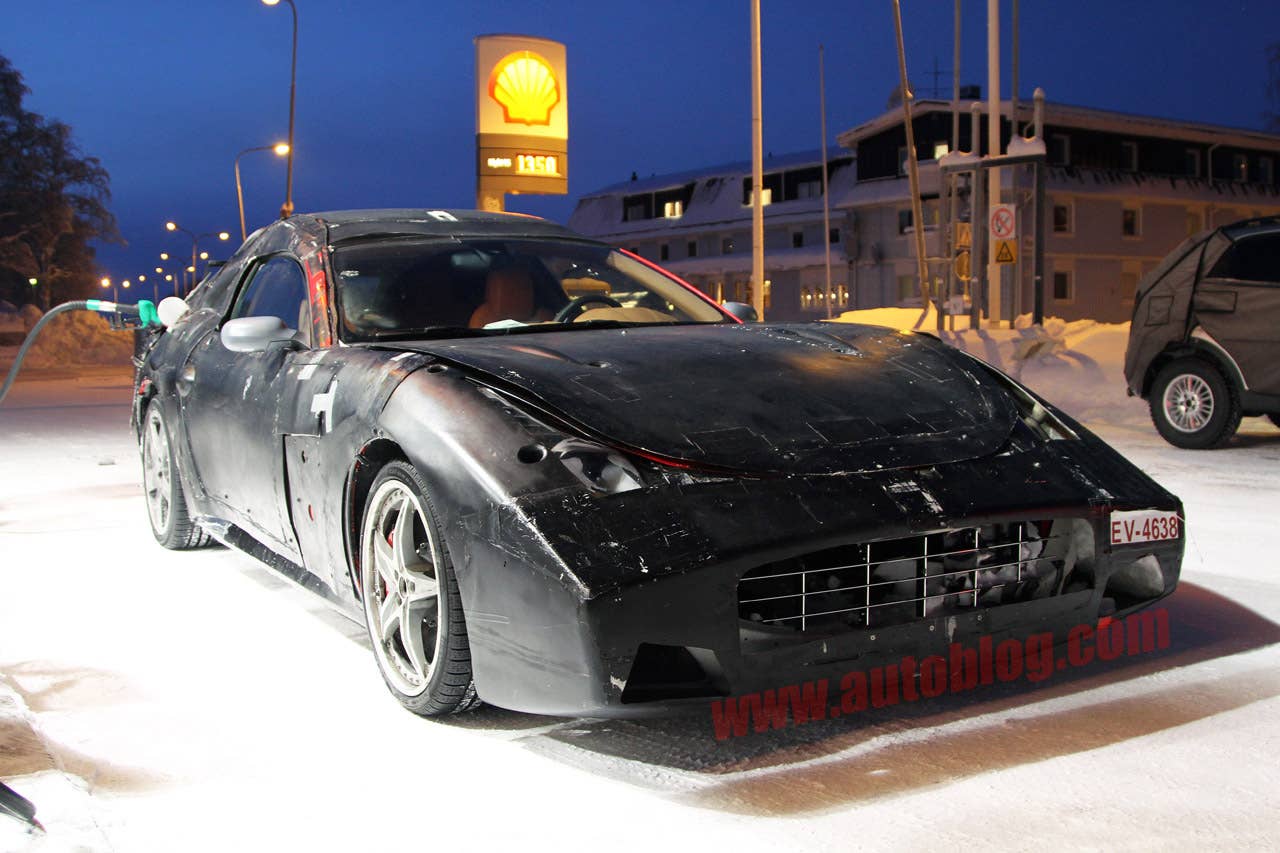 Ferrari 612 Successor spy shots