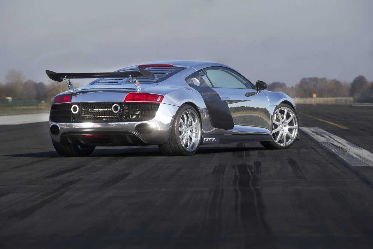 2011 MTM Audi R8 BiTurbo rear three quarter