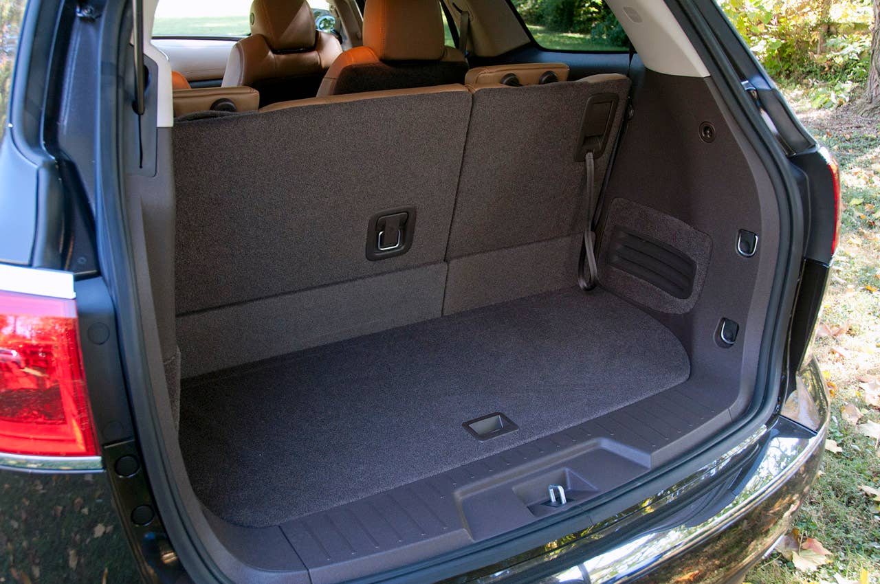 2013 Buick Enclave rear cargo area