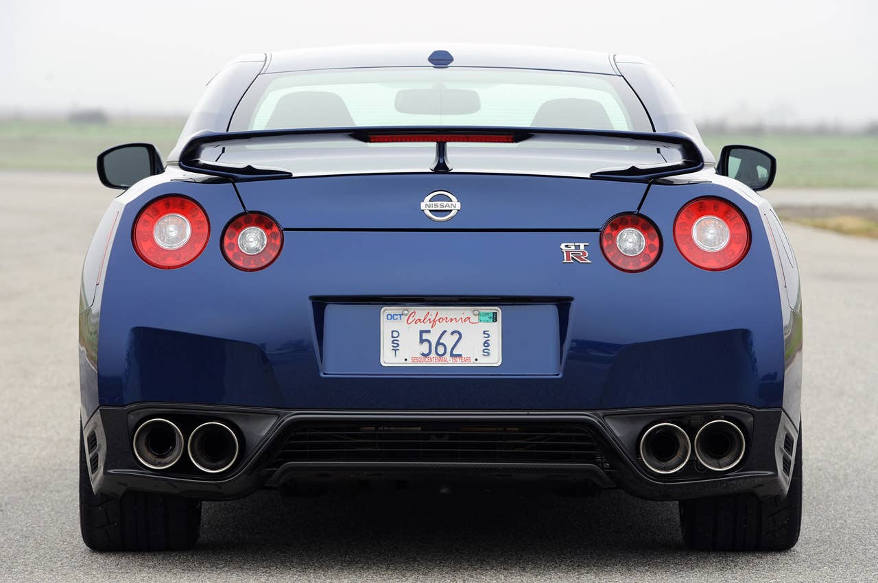 2012 Nissan GT-R rear view