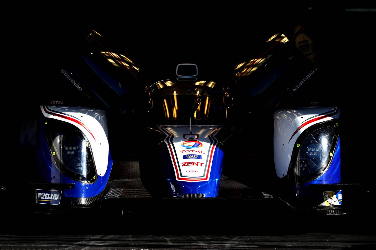 2013 Toyota TS030 in the garage
